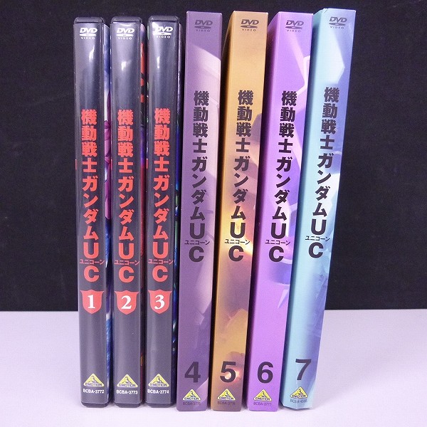 DVD 機動戦士ガンダムUC vol.1～7 / ユニコーン_3