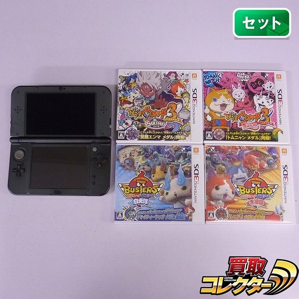 new ニンテンドー 3DS LL & ソフト 妖怪ウォッチシリーズ 4作