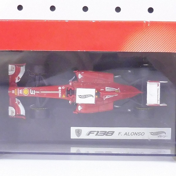 ホットウィール 1/43 フェラーリ F138 F.アロンソ #3_3