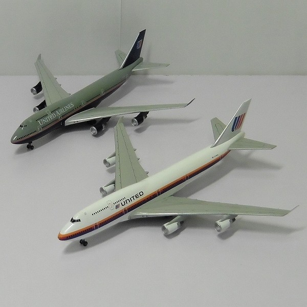 ドラゴン 1/400 ユナイテッド航空 B747-422 B747-222B B747-122_3