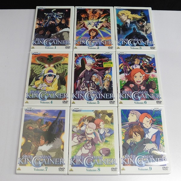 DVD OVERMAN オーバーマン キングゲイナー 全9巻 収納BOX付_3