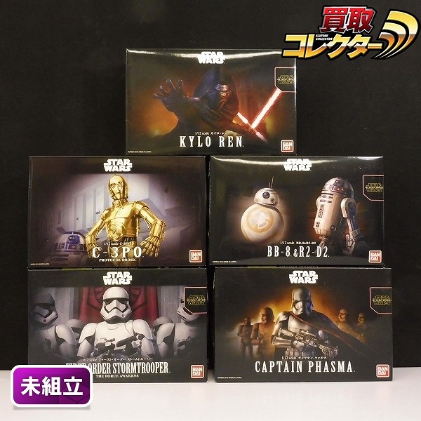 バンダイ 1/12 STAR WARS カイロ・レン BB-8 & R2-D2 C-3PO 他