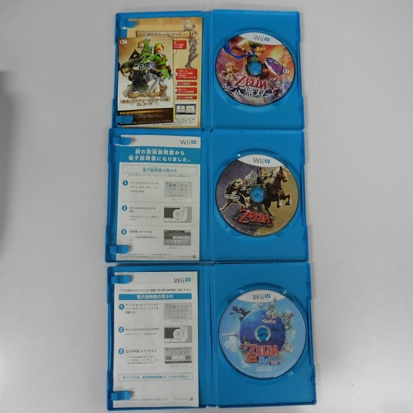 任天堂 Wii U 32GB 黒 & ゼルダシリーズ ソフト ゼルダ無双 ゼルダの伝説 風のタクト HD 他_3