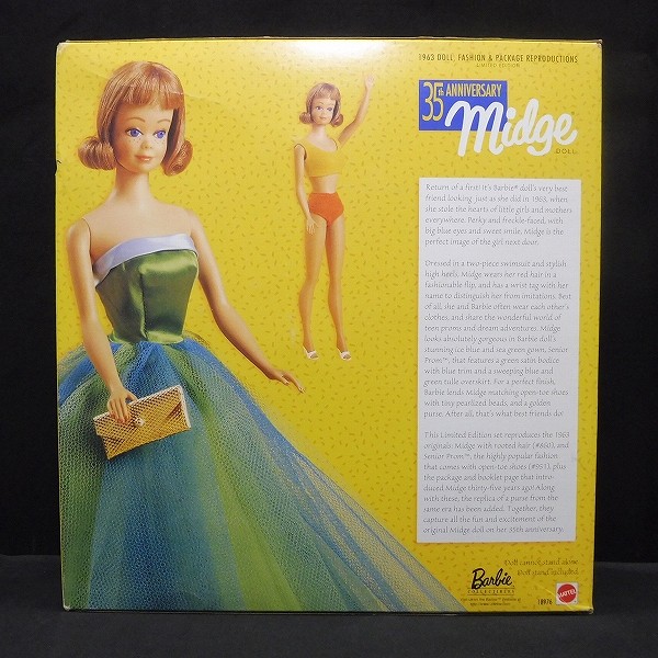 マテル 復刻版 ミッジ バービー 35周年記念 / Barbie midge_2