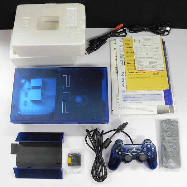 SONY PS2 オーシャンブルー 限定 / PlayStation2_2