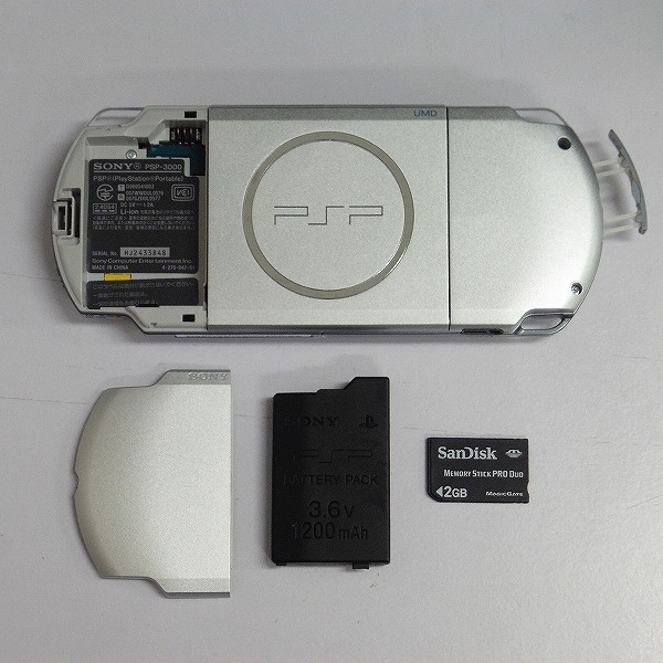 ソニー PSP-3000 ミスティックシルバー 箱説有 / SONY_3