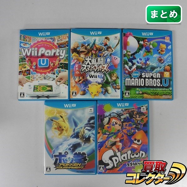 Wii U ソフト Wii Party U New スーパーマリオブラザーズU 他_1
