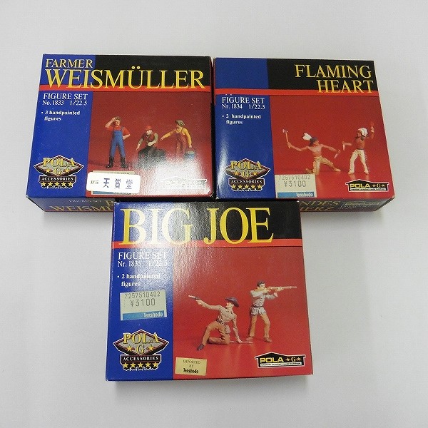 POLA 1/22.5 Gスケール フィギュアセット 農家 BIG JOE 他_2