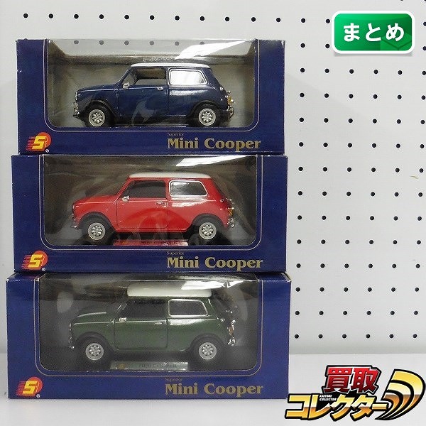 サニーサイド 1/24 ミニクーパー 3種 赤 青 緑 / Mini Cooper_1