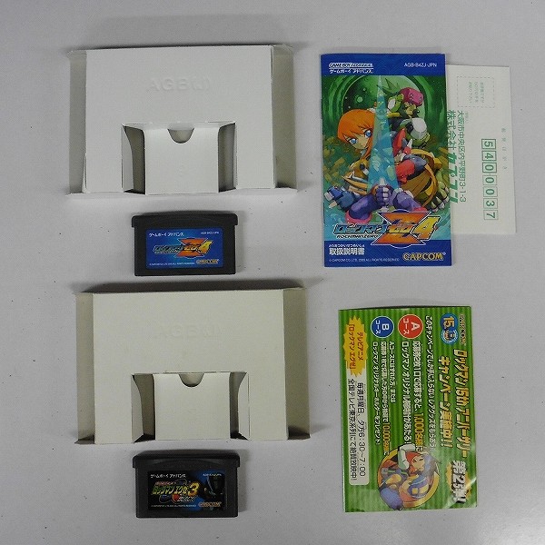 GBA ロックマンエグゼ3～5 ロックマン&フォルテ ロックマンゼロ4_2