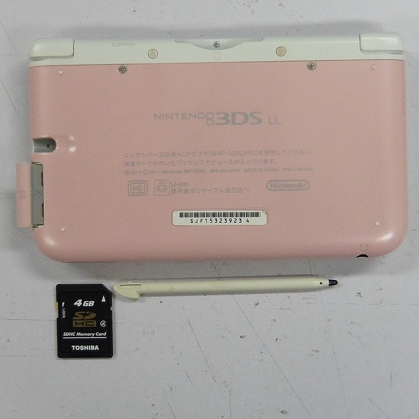 【買取実績有!!】ニンテンドー 3DS LL ピンクxホワイト メモリーカード4GB ACアダプタ付|ゲーム買い取り｜買取コレクター