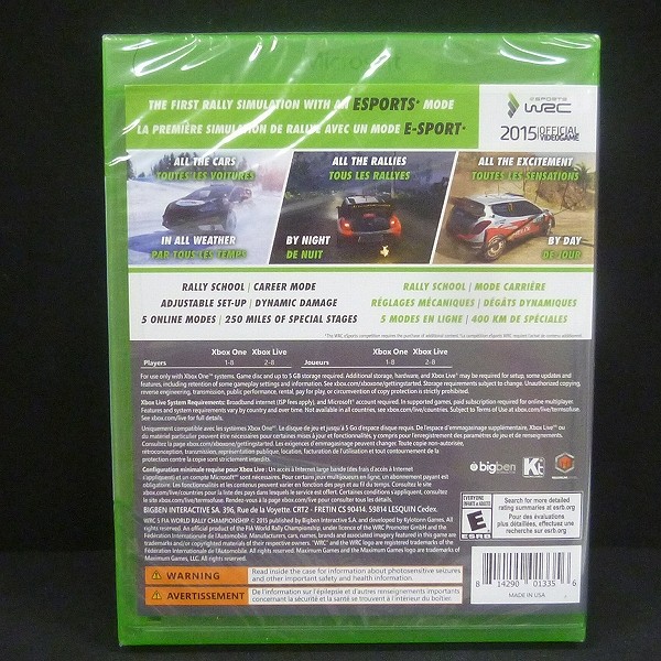XBOX ONE 海外版 ソフト WRC5_2