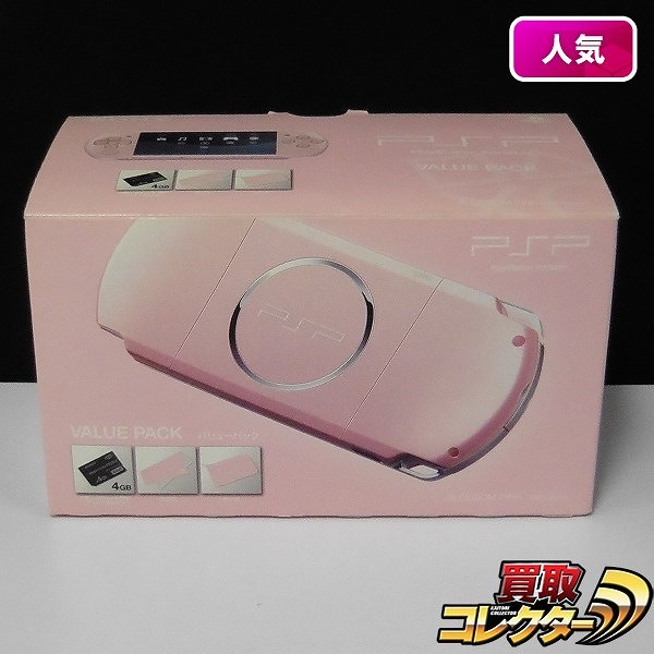 SONY PSP-3000 バリューパック ブロッサムピンク メモカ4GB付属_1
