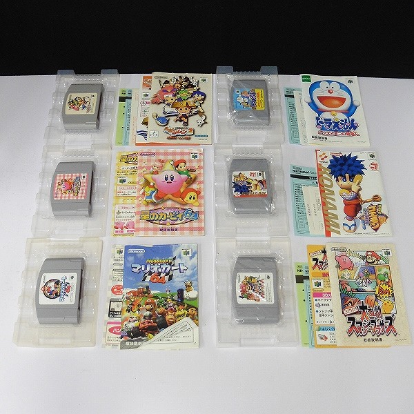 買取実績有 Nintendo64 ソフト 6点 マリオカート64 ドラえもん のび太と3つの精霊石 他 ゲーム買い取り 買取コレクター