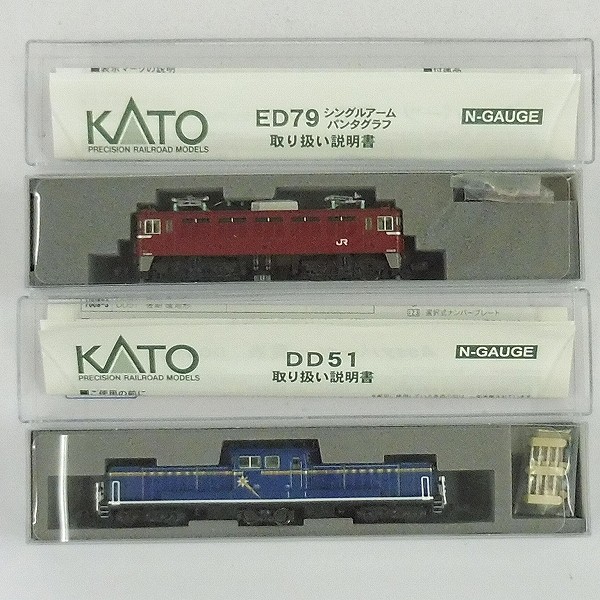KATO 3076-1 ED79 シングルアームパンタ 7008-2 DD51 後期 北斗星_3