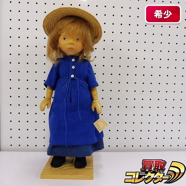 ポングラッツ人形 女の子 麦わら帽子 タグ付き / 木製 人形