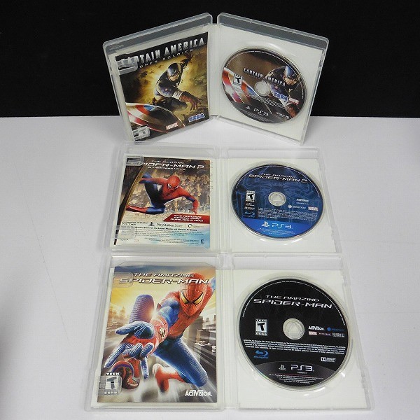 PS3 ソフト 海外版 スパイダーマン 1 2 キャプテンアメリカ_3