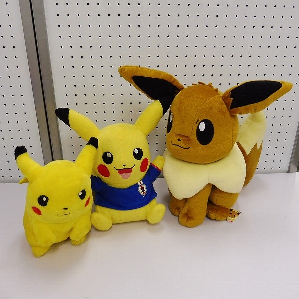 買取実績有!!】ポケモン ぬいぐるみ ピカチュウ カイオーガ イーブイ