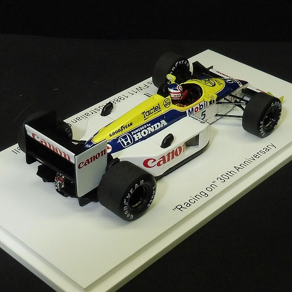 スパーク 1/43 williams FW11 1986 Australian GP N.Mansell_3