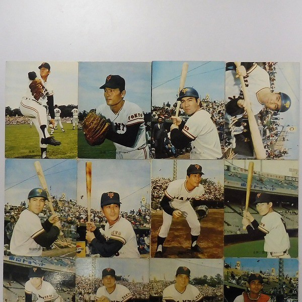 カルビー プロ野球 カード 73年 No. 15～31 旗版 16枚 巨人 読売_2