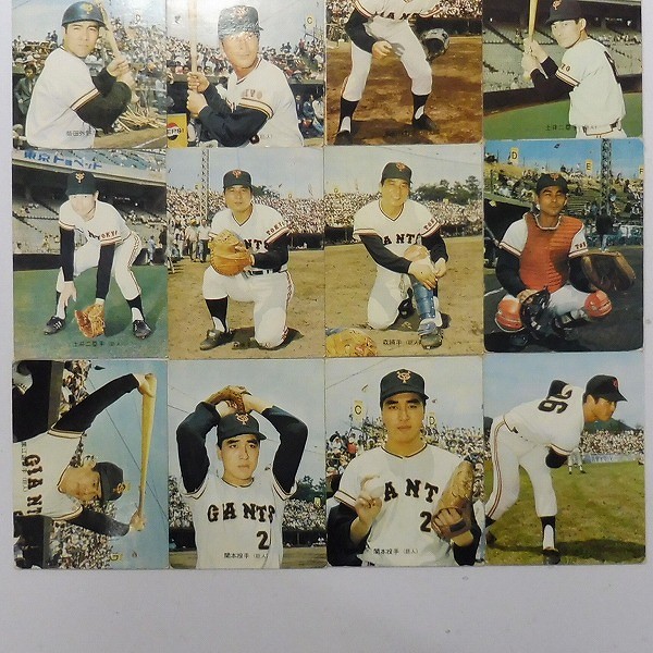 カルビー プロ野球 カード 73年 No. 15～31 旗版 16枚 巨人 読売_3