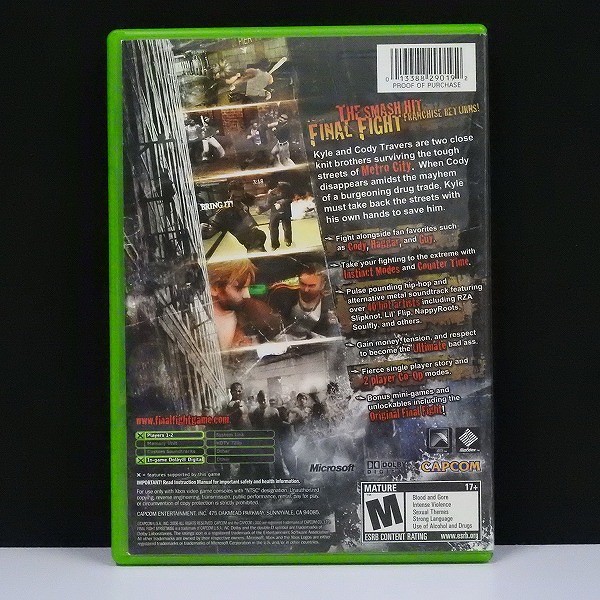 Xbox 北米版 Final Fight Streetwise_2