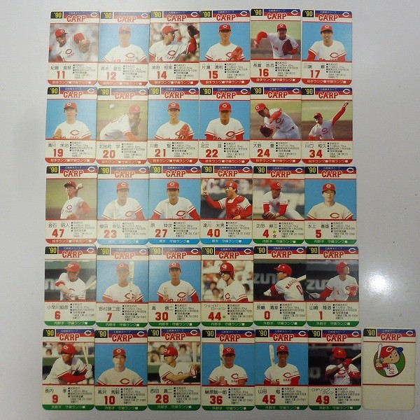 タカラ プロ野球ゲーム カード 90年 広島東洋カープ ヤクルトスワローズ 他_3
