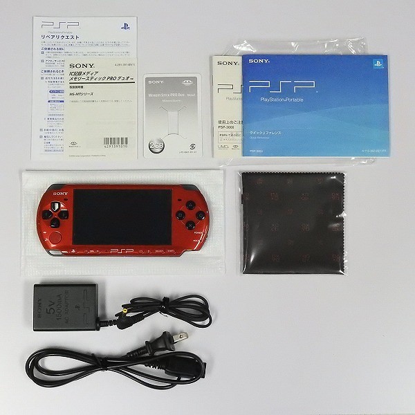 ソニー PSP-3000 レッド×ブラック 限定色_2