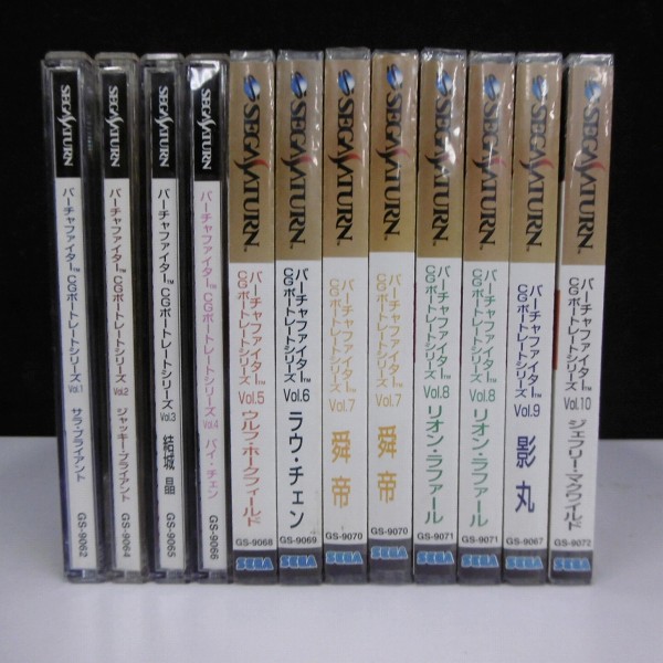 セガサターン ソフト バーチャファイター CGポートレートシリーズ Vol.1 Vol.2 Vol.3 他_2