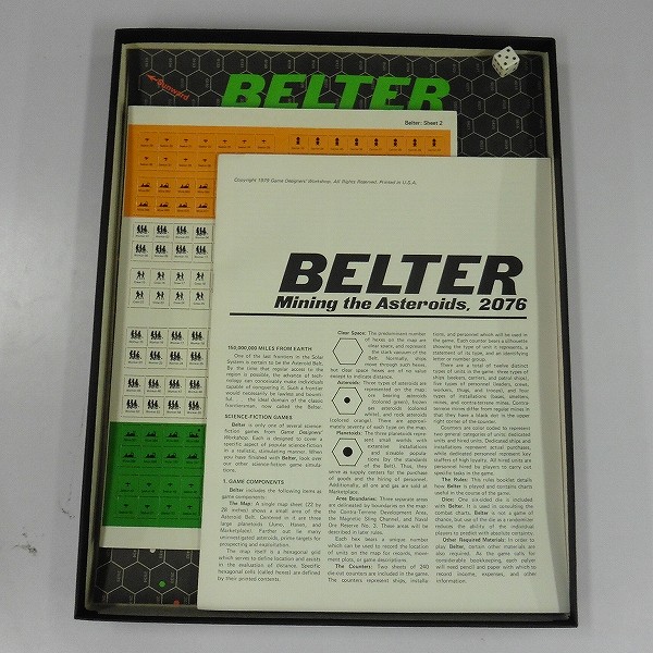 GDW ボードゲーム BELTER ベルター アステロイド採掘 2076_2