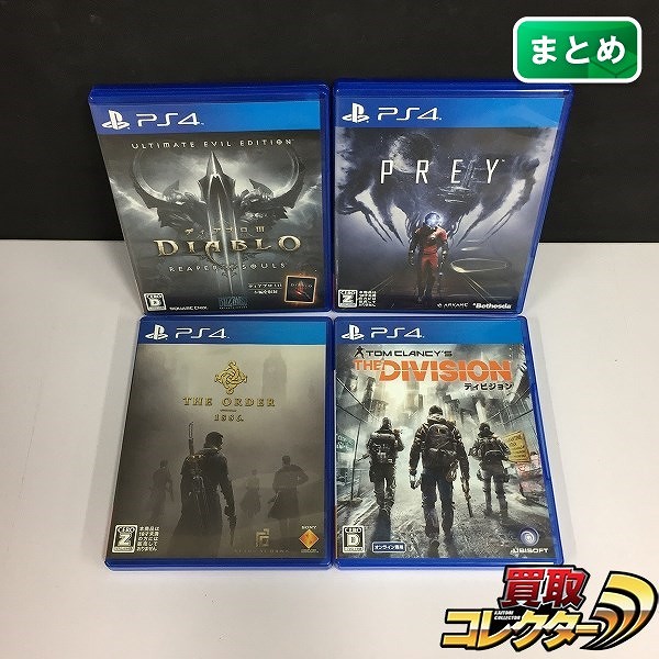PS4 ソフト THE ORDER: 1886 PREY ディビジョン 他_1