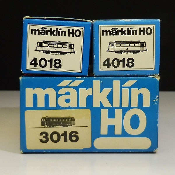 メルクリン Marklin HO 3016 4018 ドイツ DB レールバス 3両_2