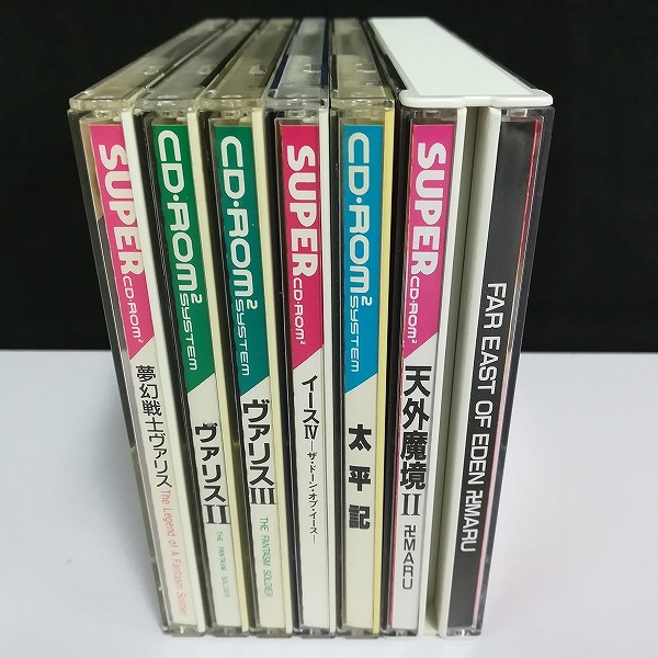 PCエンジン CD-ROM2 夢幻戦士ヴァリス1～3 イース4 太平記 他_2