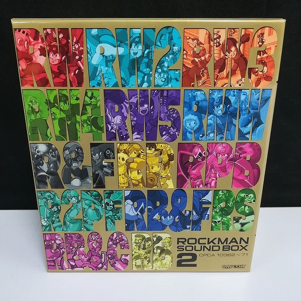 CD ロックマン サウンドBOX2 イーカプコン限定特典 複製色紙付_2