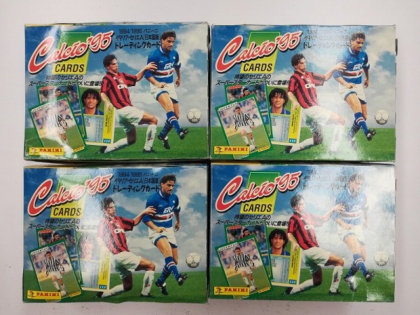買取実績有 Calcio 95 カード パニーニ イタリア セリエa 日本語版 計4箱 スポーツカード買い取り 買取コレクター