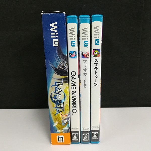 WiiU ソフト ベヨネッタ2 ゲーム＆ワリオ スプラトゥーン マリオカート8_2