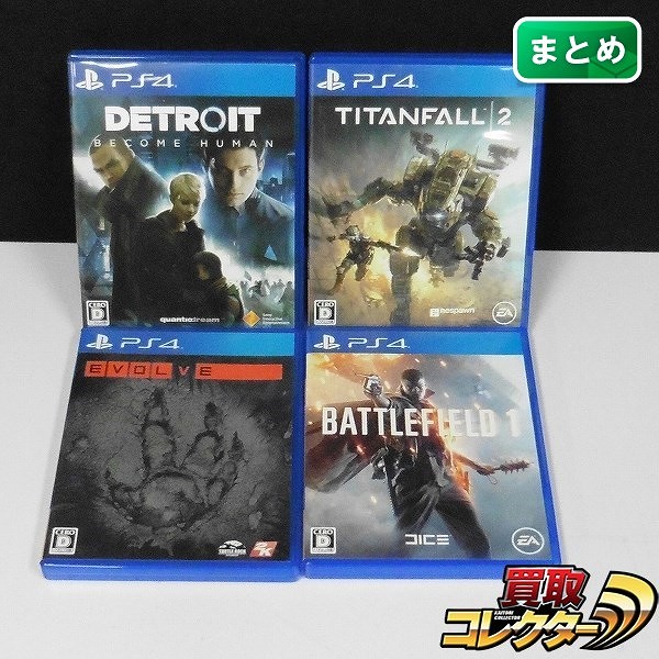 PS4 ソフト DETROIT TITANFALL2 EVOLVE BATTLEFIELD1_1