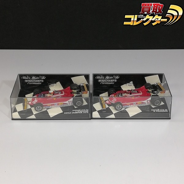 PMA 1/43 フェラーリ312 T4 #11 J.SCHECKTER #12 G.VILLENEUVE