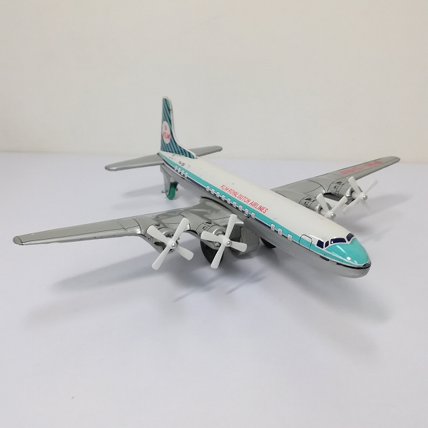 ウサギ屋 KLM-ROYAL DUTCH AIRLINES DOUGLAS DC-7C ブリキ_3