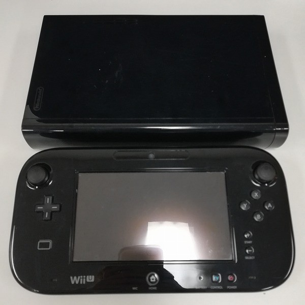Nintendo Wii U 本体 + ゲームパッド 白 黒_2