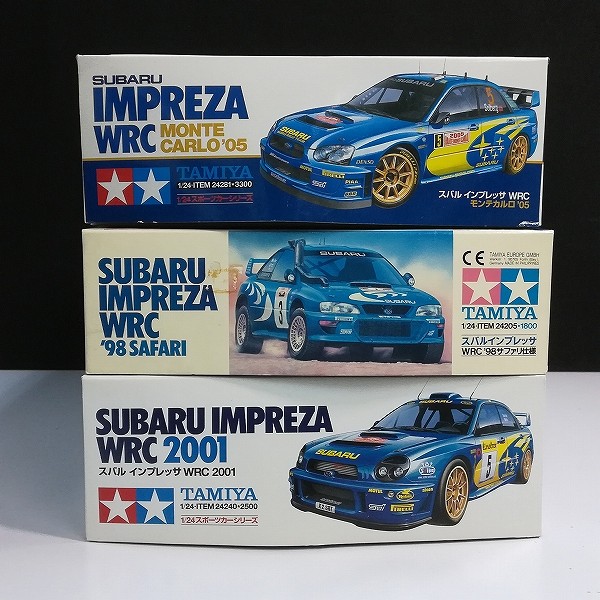 タミヤ 1/24 スバル インプレッサ WRC モンテカルロ ’05 2001 他_2