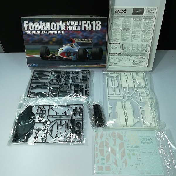 フジミ 1/20 フットワーク FA13 1992年 F1グランプリ + AMC フットワーク FA13B 南アフリカGP トランスキット_2