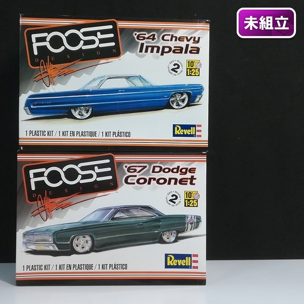 Revell 1/25 FOOSE ’64 chevy Impala ’67 Dodge Coronet