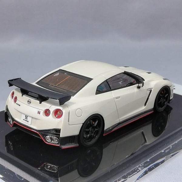 メイクアップ アイドロンコレクション 1/43 日産 GT-R ニスモ 2014 ブリリアントホワイトパール_3