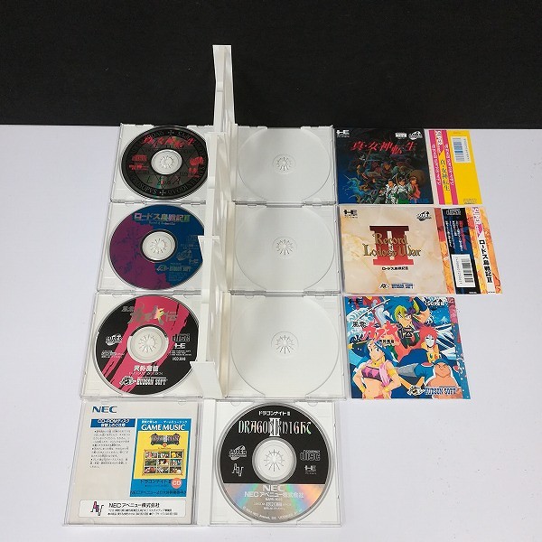 PCエンジン PCE SUPER CD-ROM2 ソフト 初恋物語 ドラゴンナイトIII 天外魔境 風雲カブキ伝 他_3