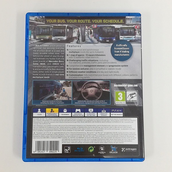 PlayStation 4 海外版 ソフト バスシミュレーター Bus Simulator_2