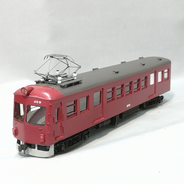 ペーパー製 鉄道模型 生駒線 モ409 + ク309_2