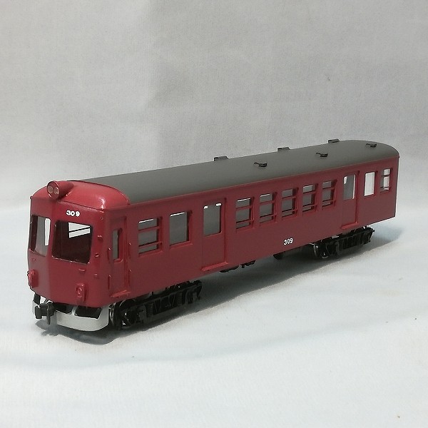 ペーパー製 鉄道模型 生駒線 モ409 + ク309_3