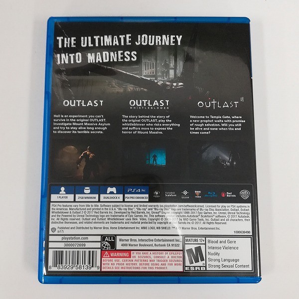 PlayStation 4 北米版 ソフト OUTLAST TRINITY_2