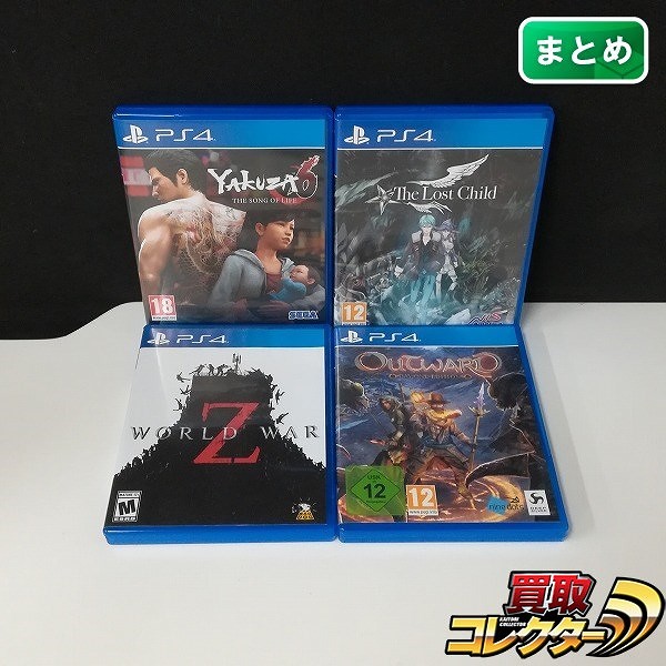 PlayStation 4 海外版 ソフト The Lost Child WORLD WAR Z OUTWARD YAKUZA6 THE SONG OF LIFE_1